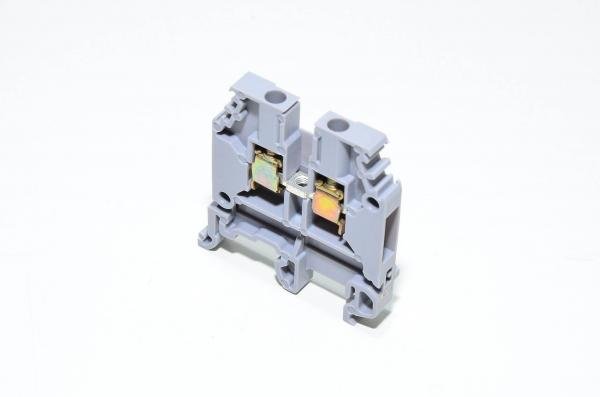 Entrelec M 4/6 1SNA 115 116 R0700 4mm² 1000V 32A gray single-level feed-through terminal block with screw connection
